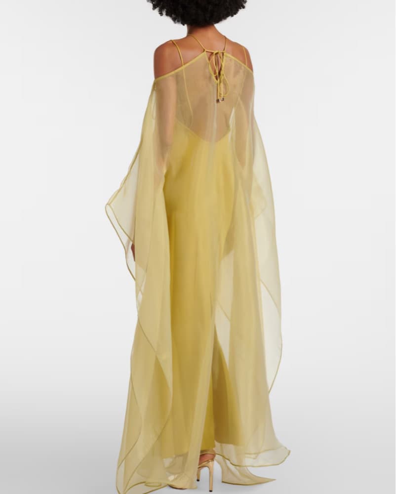 TALLER MARMO Sza Spirito organza kaftan - Image 2