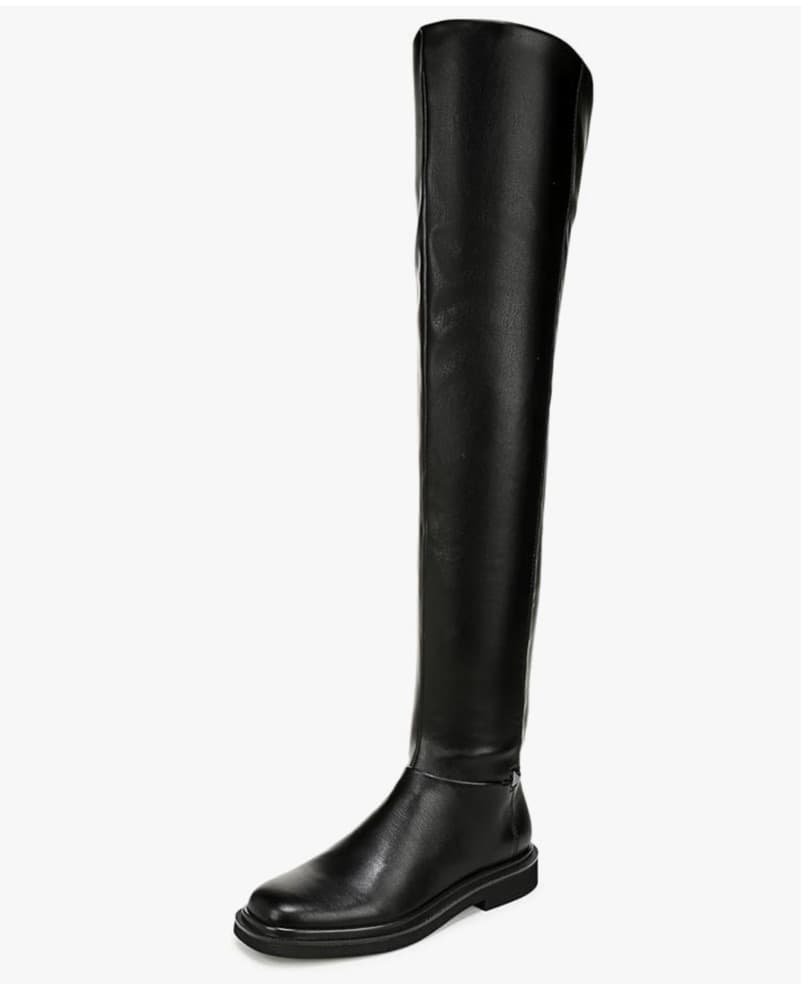 Black Thigh-High Boots - Image 1