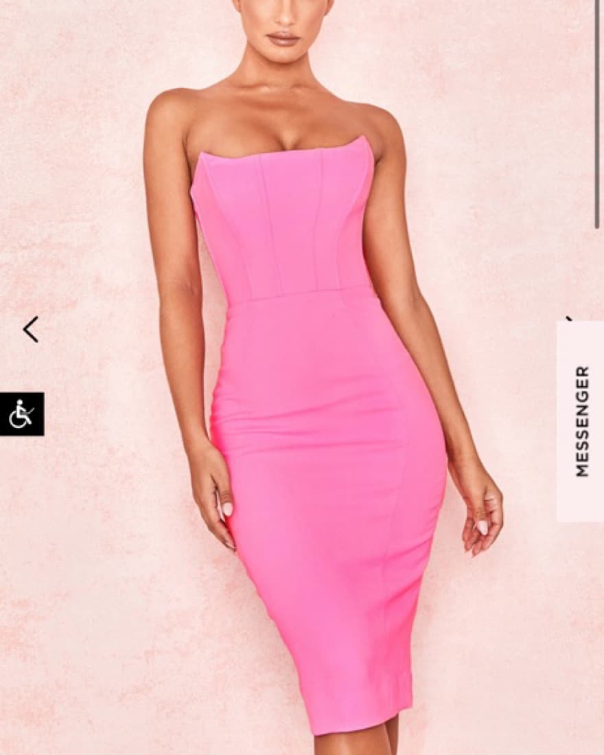 Sexy pink Corset Dress  - Image 2