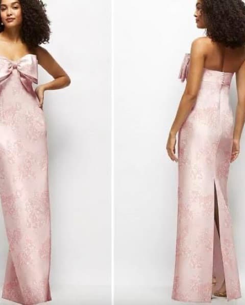 Elegant Floral Embroidered Maxi Gown - Image 2