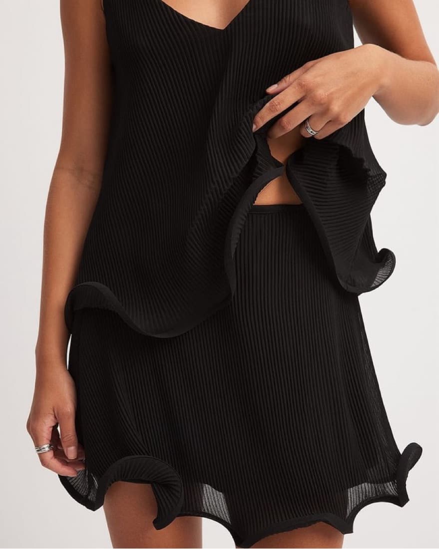 Black Frill Skirt Set - Image 3