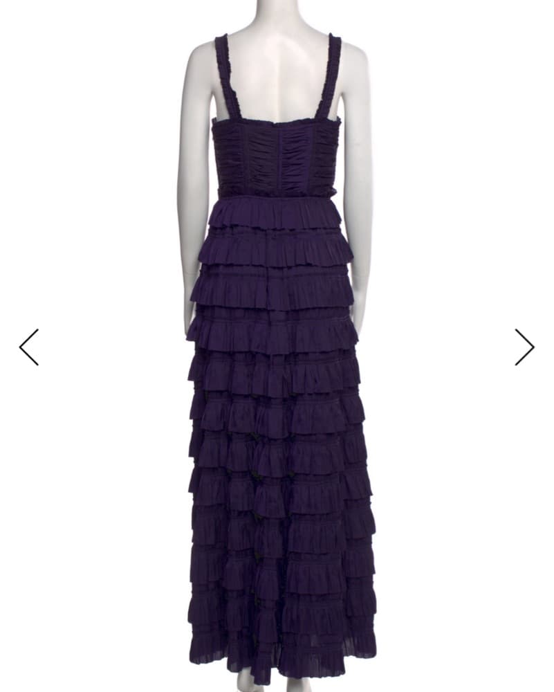 Ulla Johnson Silk Ruffle Dress - Image 3