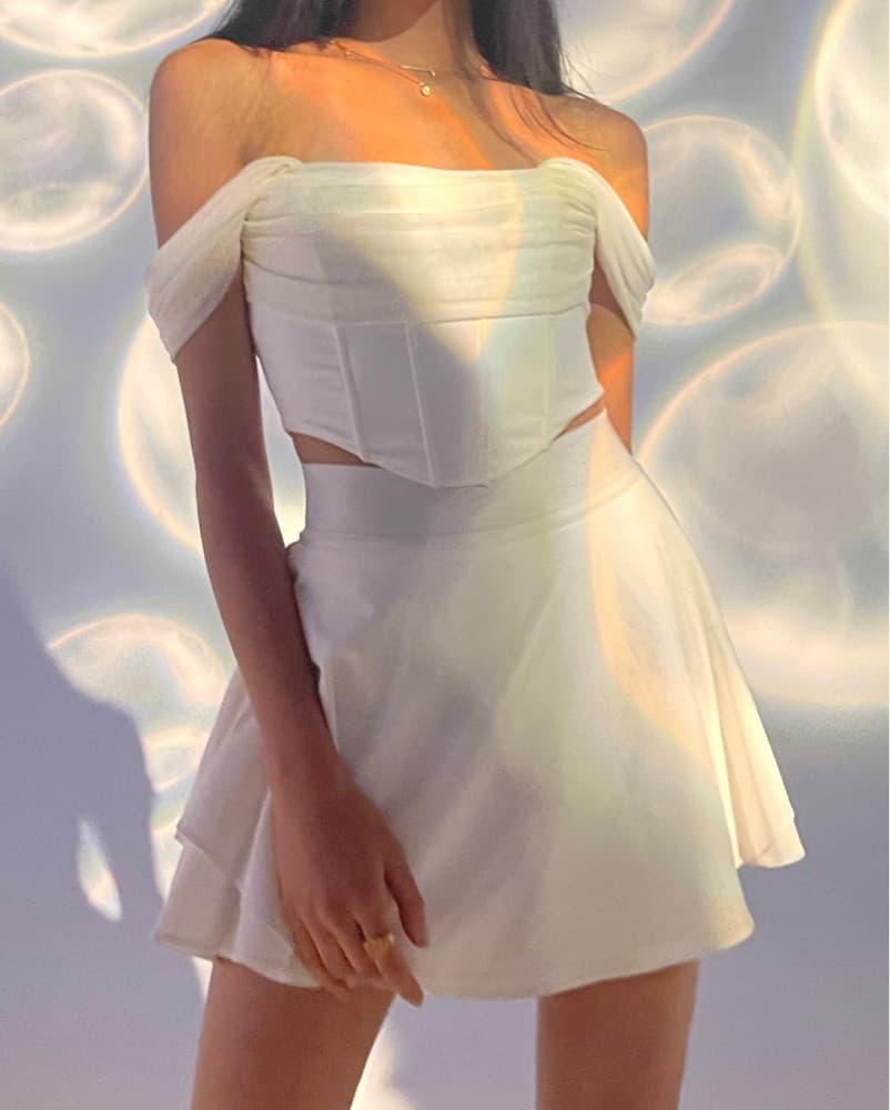 Off Shoulder Corset Top - Image 3