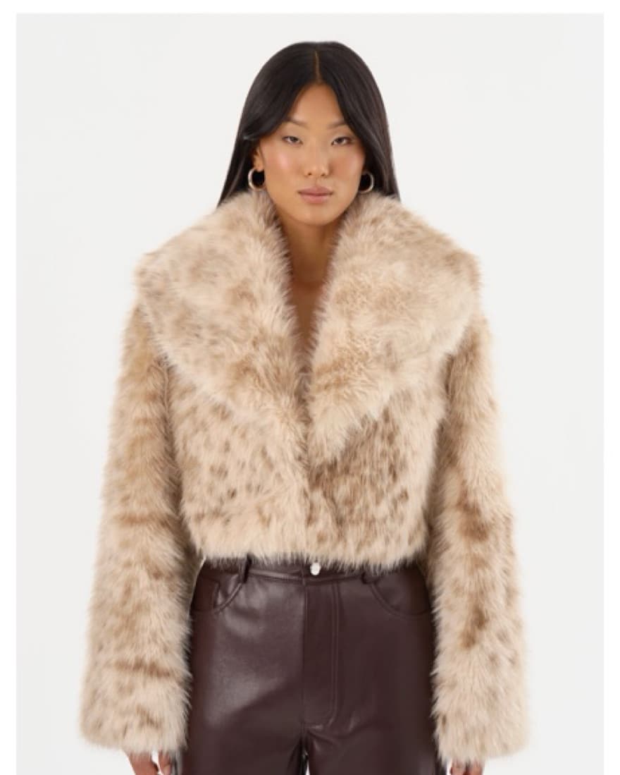Lamarque DANIKA LEO | FAUX FUR CROP JACK - Image 3
