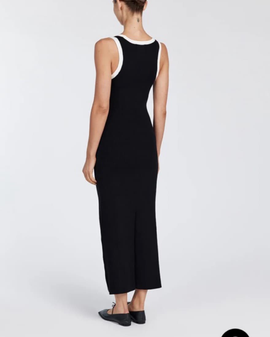 Dissh Black And White Midi Dress - Image 3