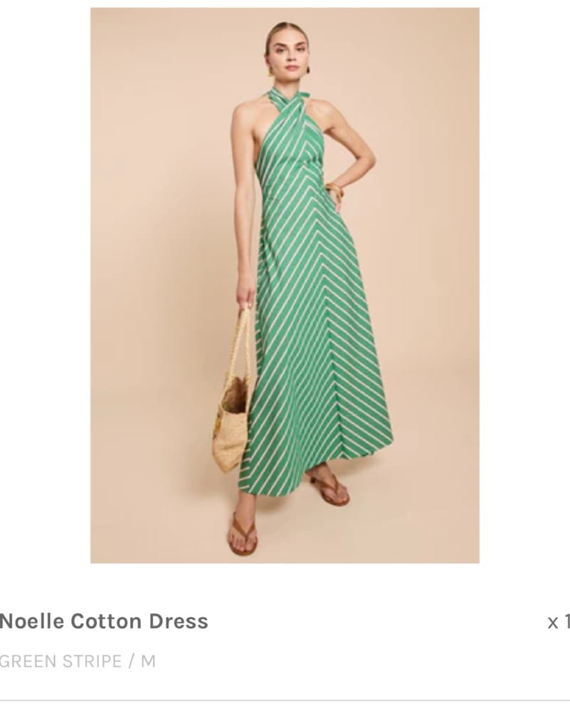 Beautiful Green Halter Dress  - Image 1