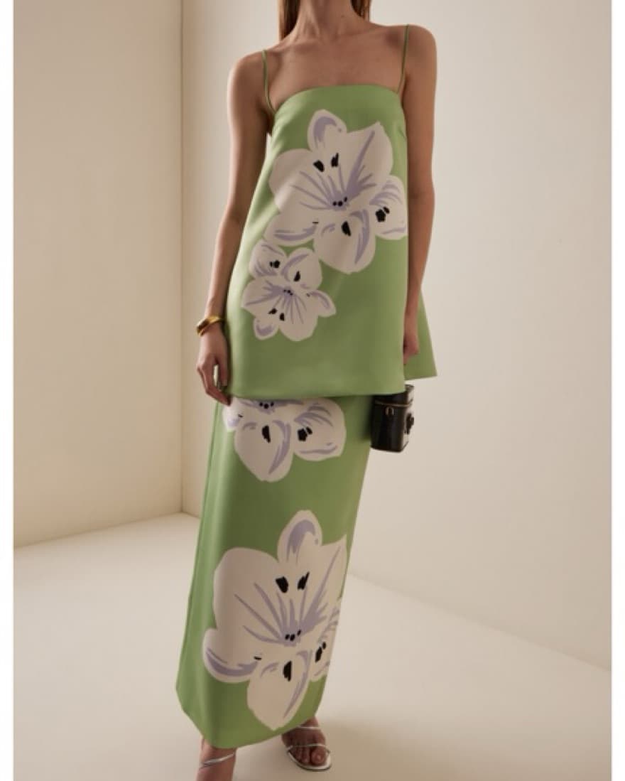 LEO LIN Etienne Floral-Print Skirt - Image 2