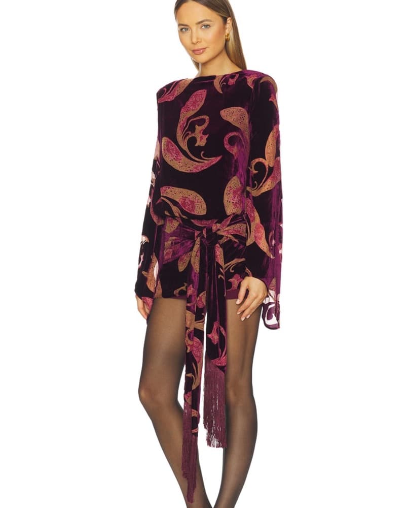 Retrofete Thesaly Velvet Dress - Image 3