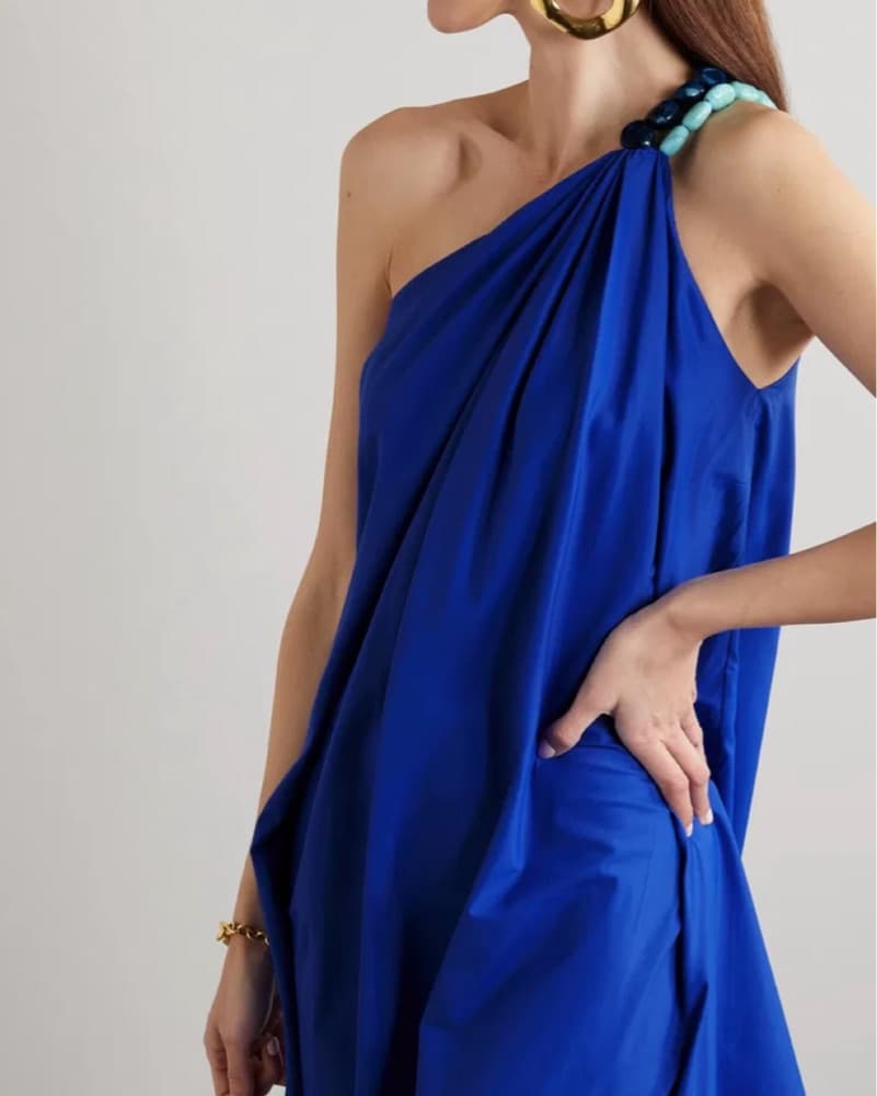 Staud Mason One-Shoulder Maxi Dress - Image 2