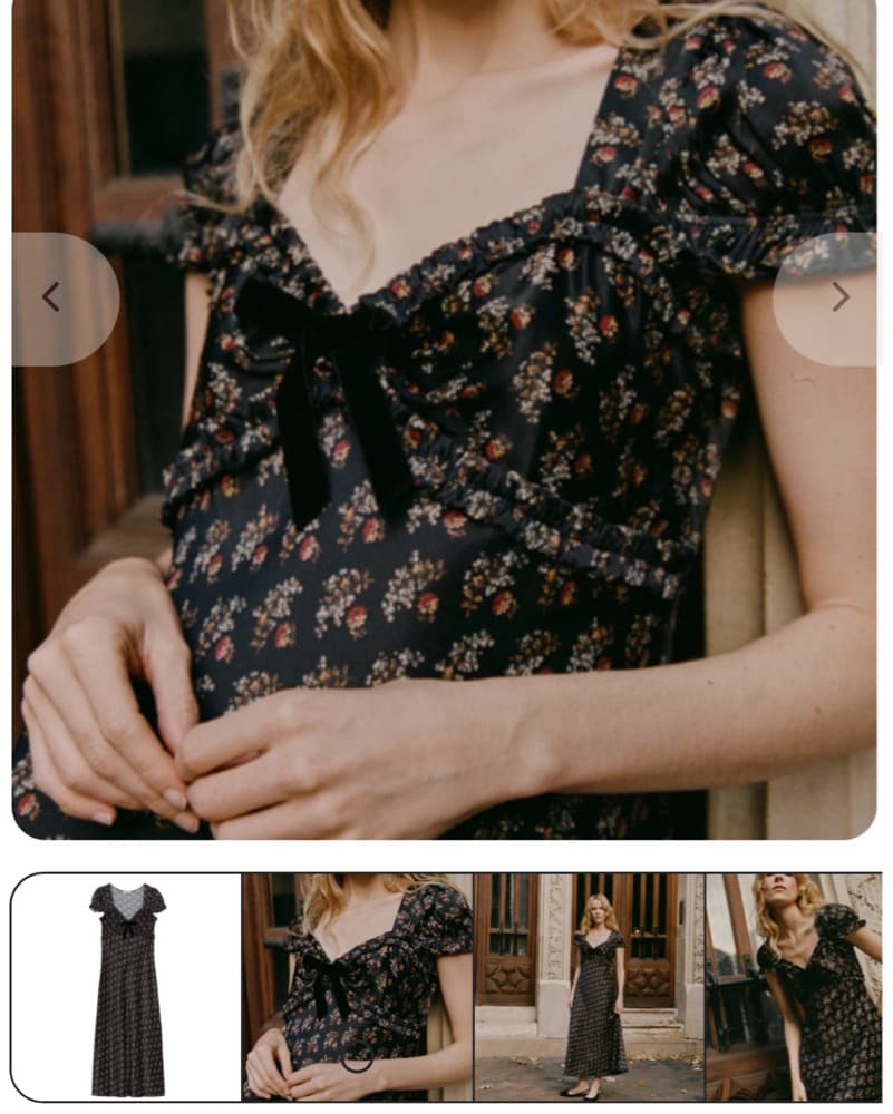 Doen Marybell Dress Delphinum Floral - Image 3