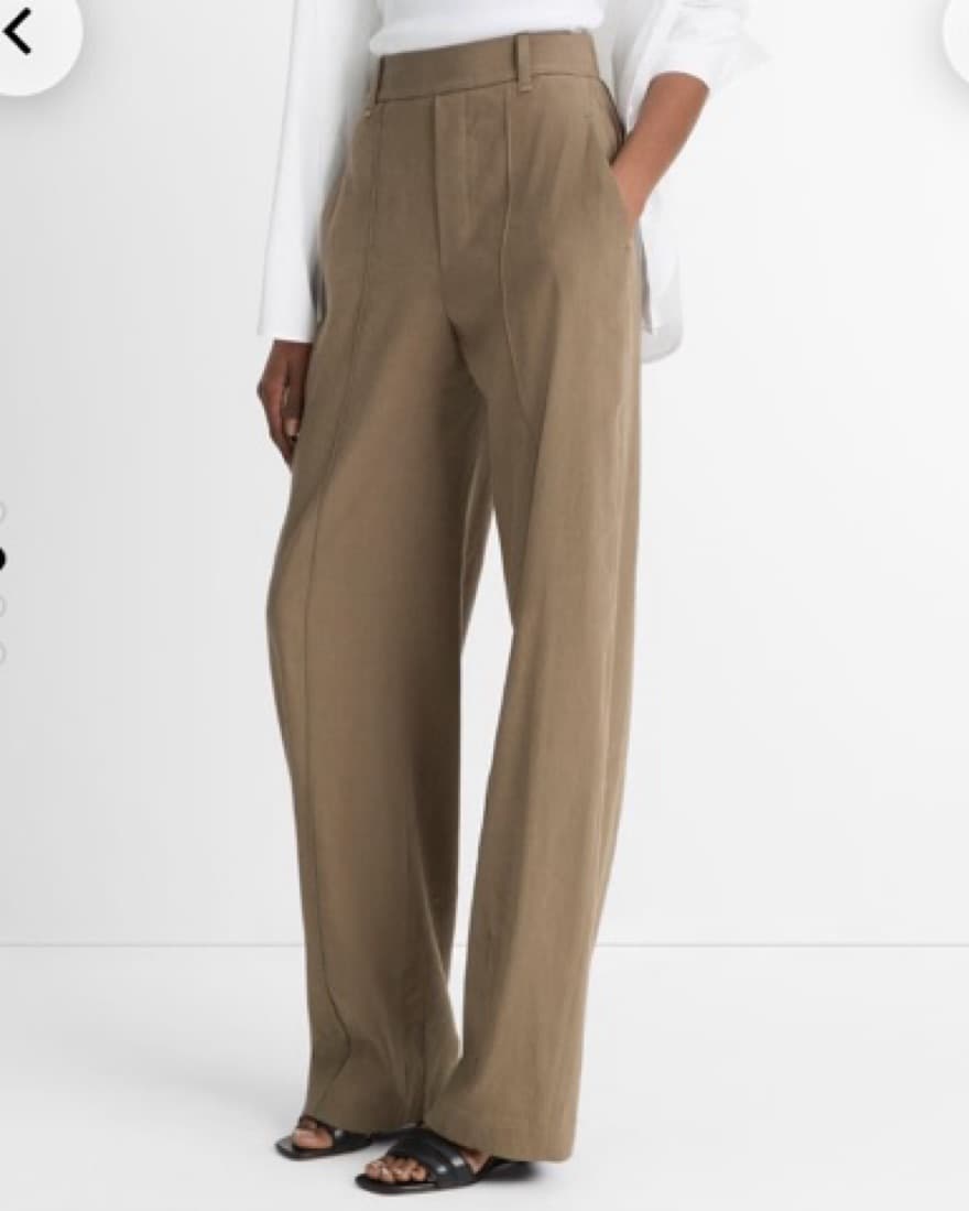 Vince Linen Blend High-Rise Pant - Image 2