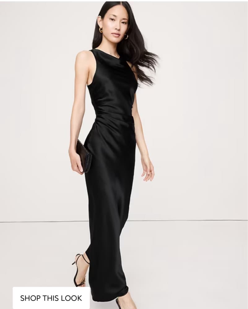 Sleek Black Dress - Image 1