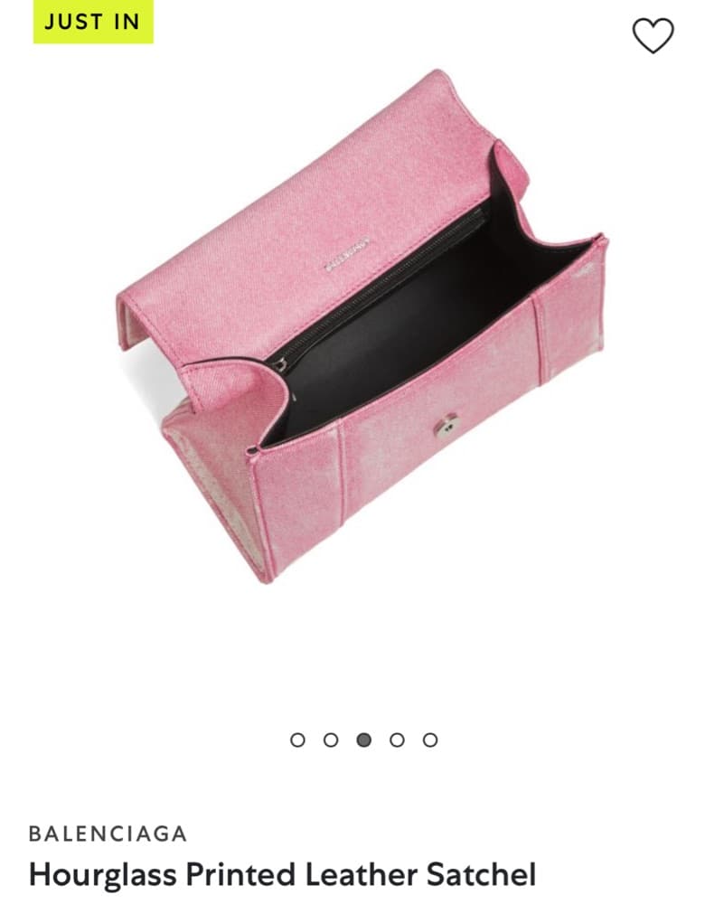 Balenciaga Hourglass Printed Leather Satchel - Image 2