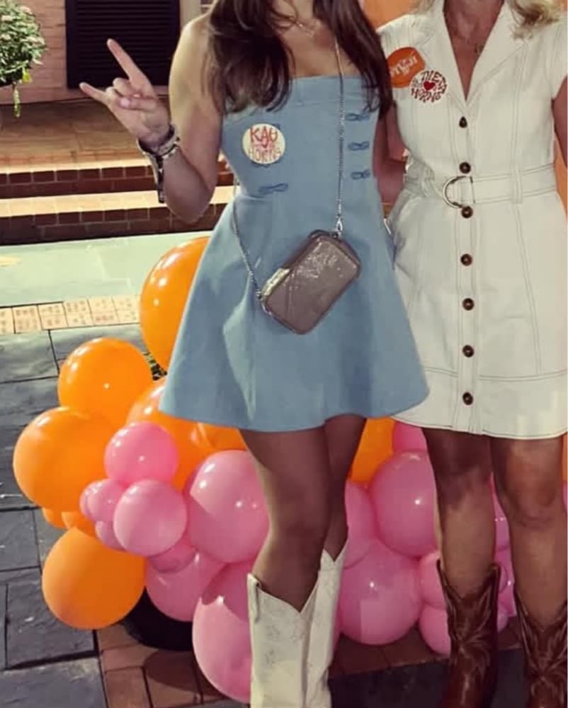 Tai Dress In Light Denim - Image 2