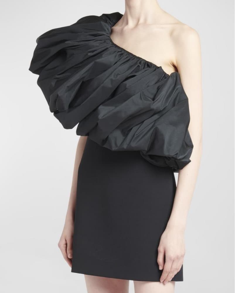 One Shoulder Ruffle Dress - Image 3