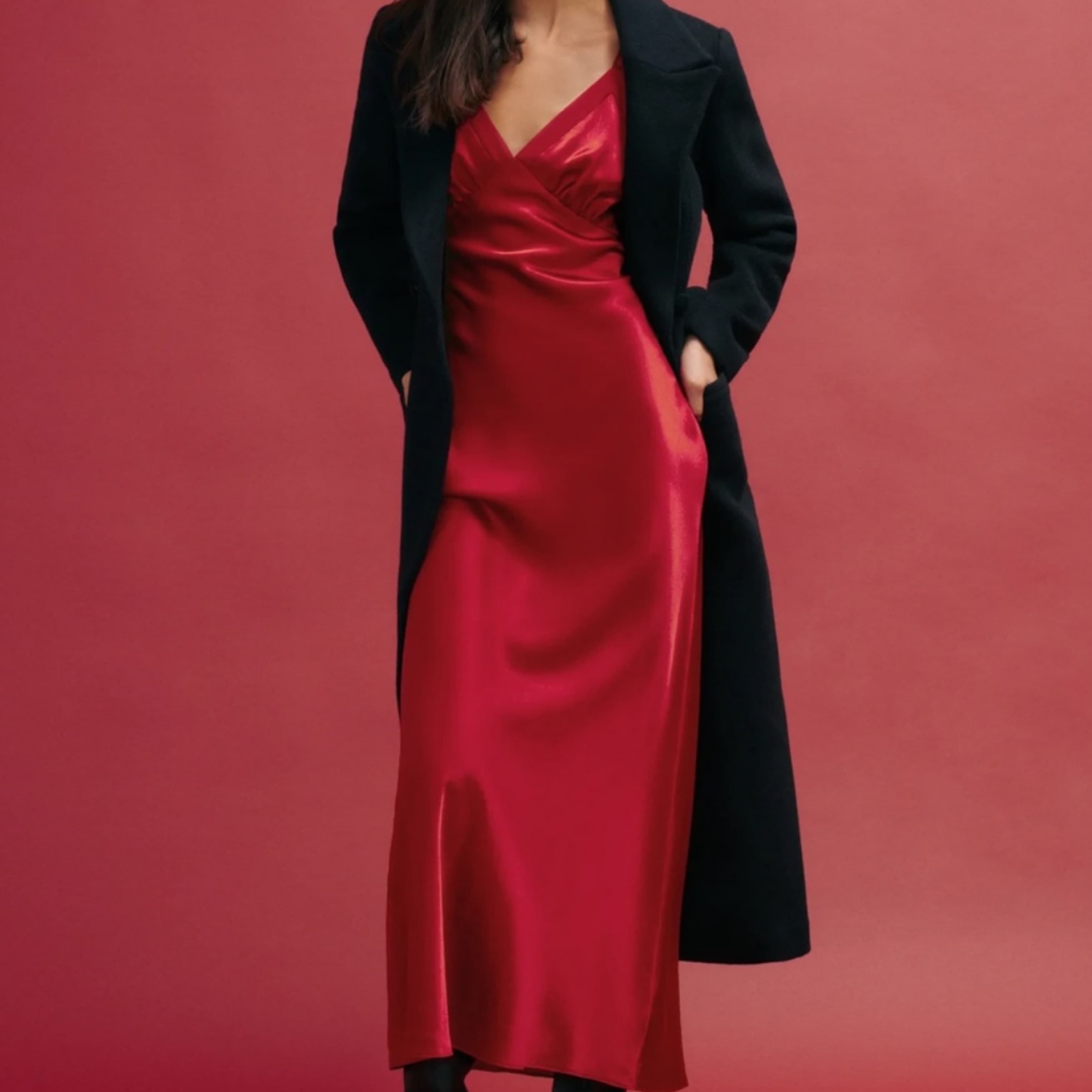 Reformation Neola Silk Dress - Image 4