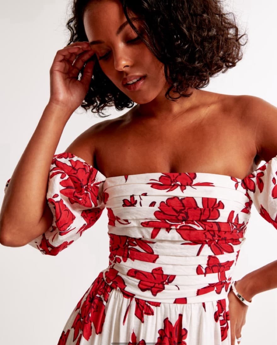A&F Emerson Off-The-Shoulder Maxi Dress - Image 3