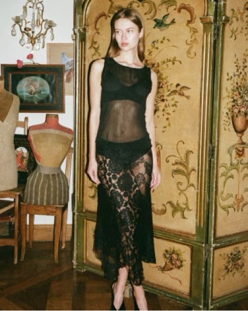 With jean Alexis Midi Skirt And Top - Image 1