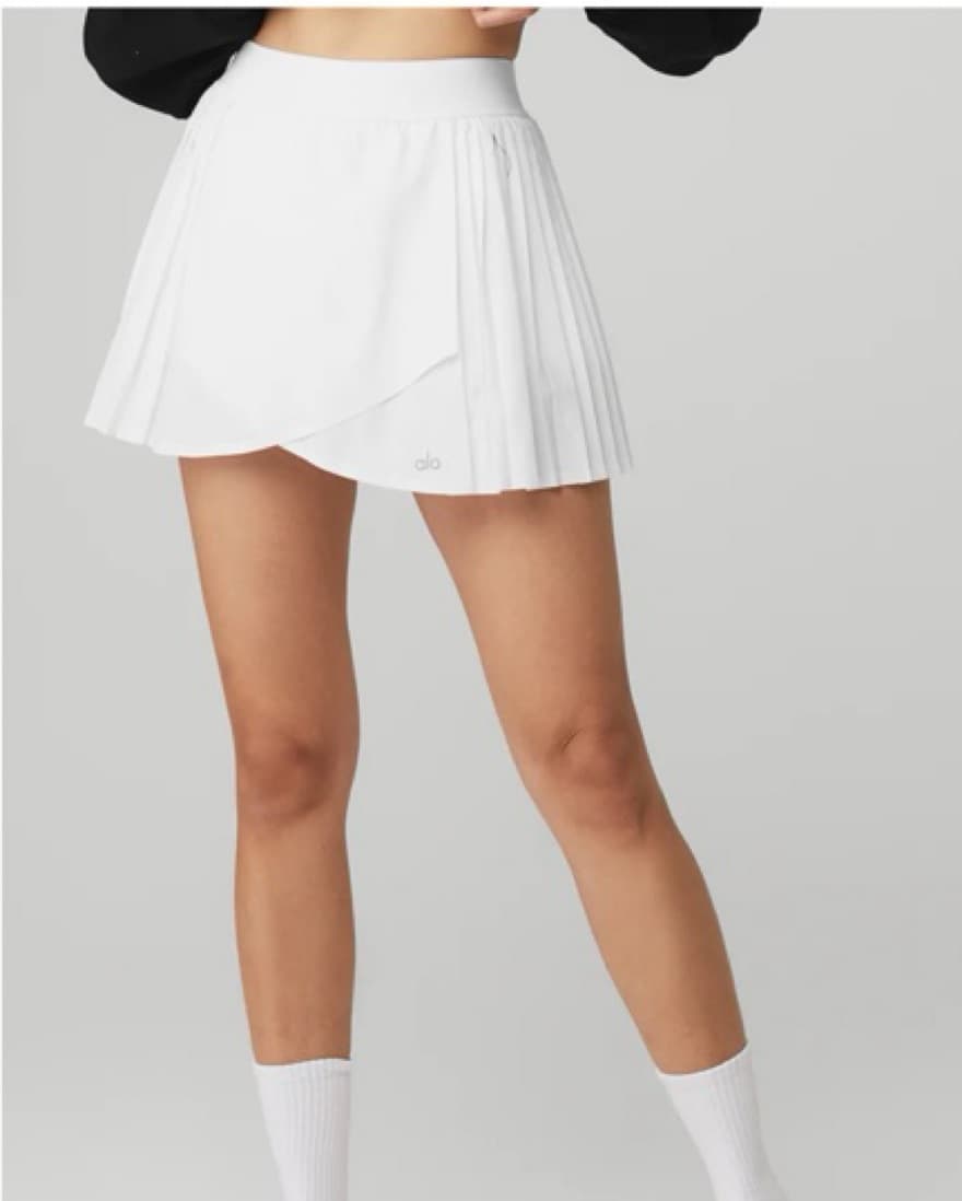 Alo Aces White Tennis Skirt - Image 2