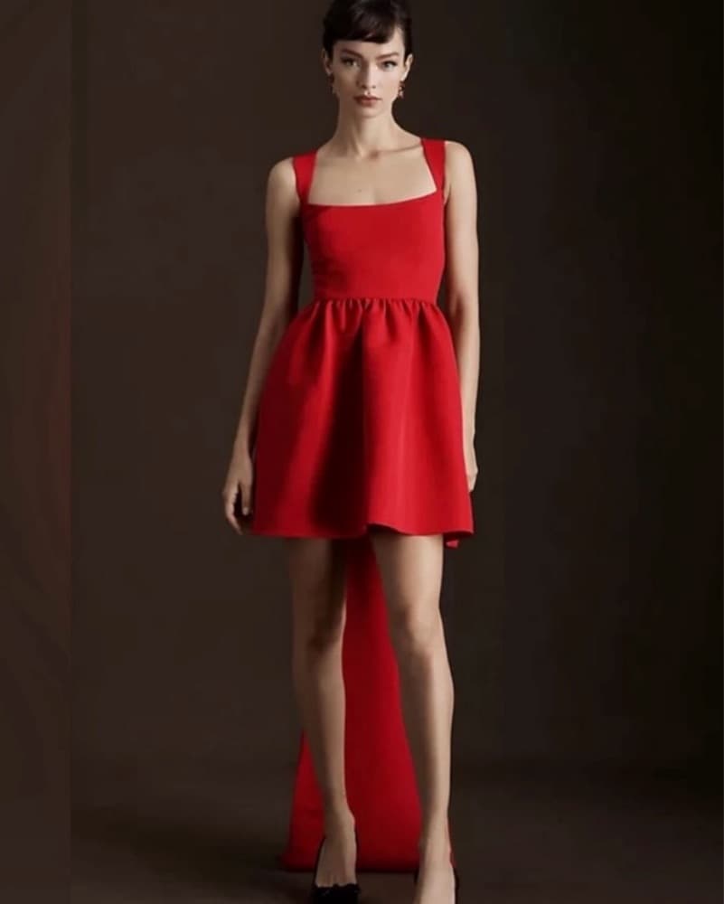 Blaine Taffeta Bow Train Mini - Image 5