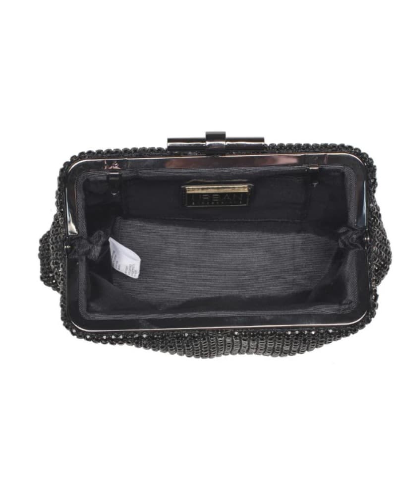 Rhinestone Mesh Clutch - Image 3