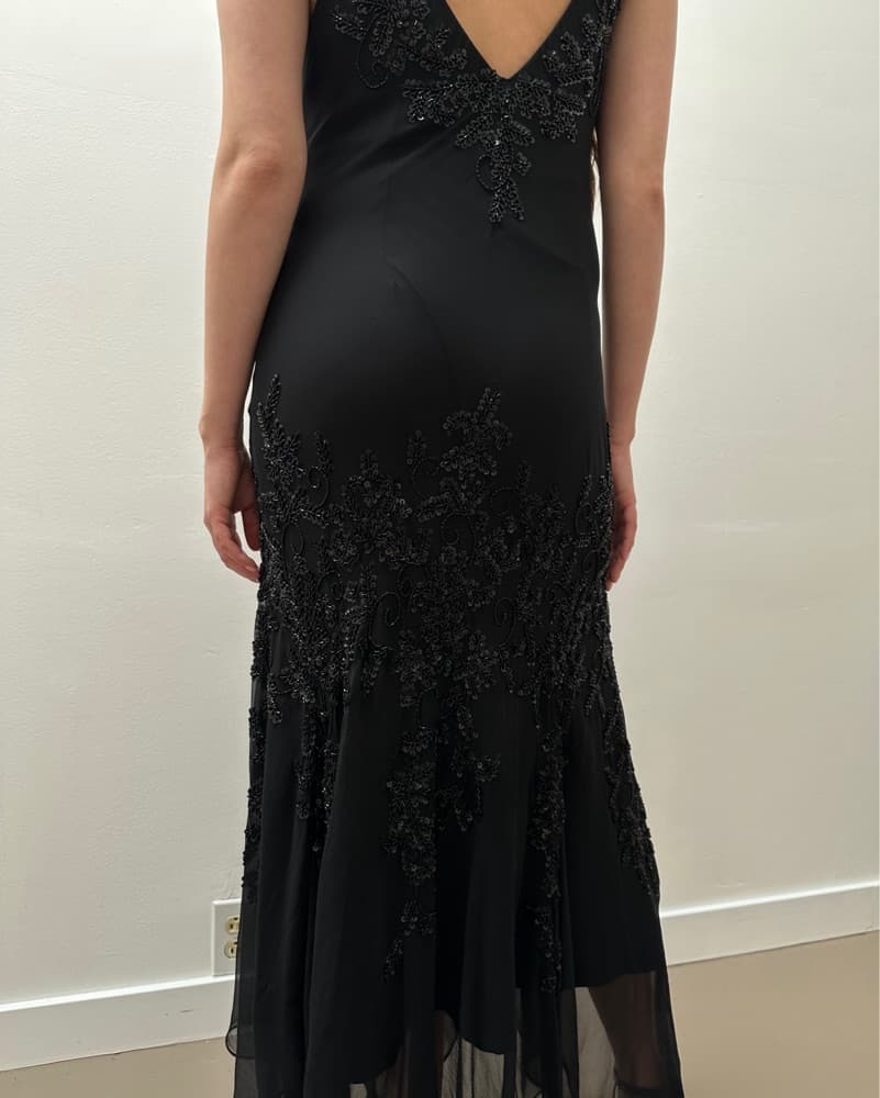 Scala Silk Beaded Gown  - Image 4