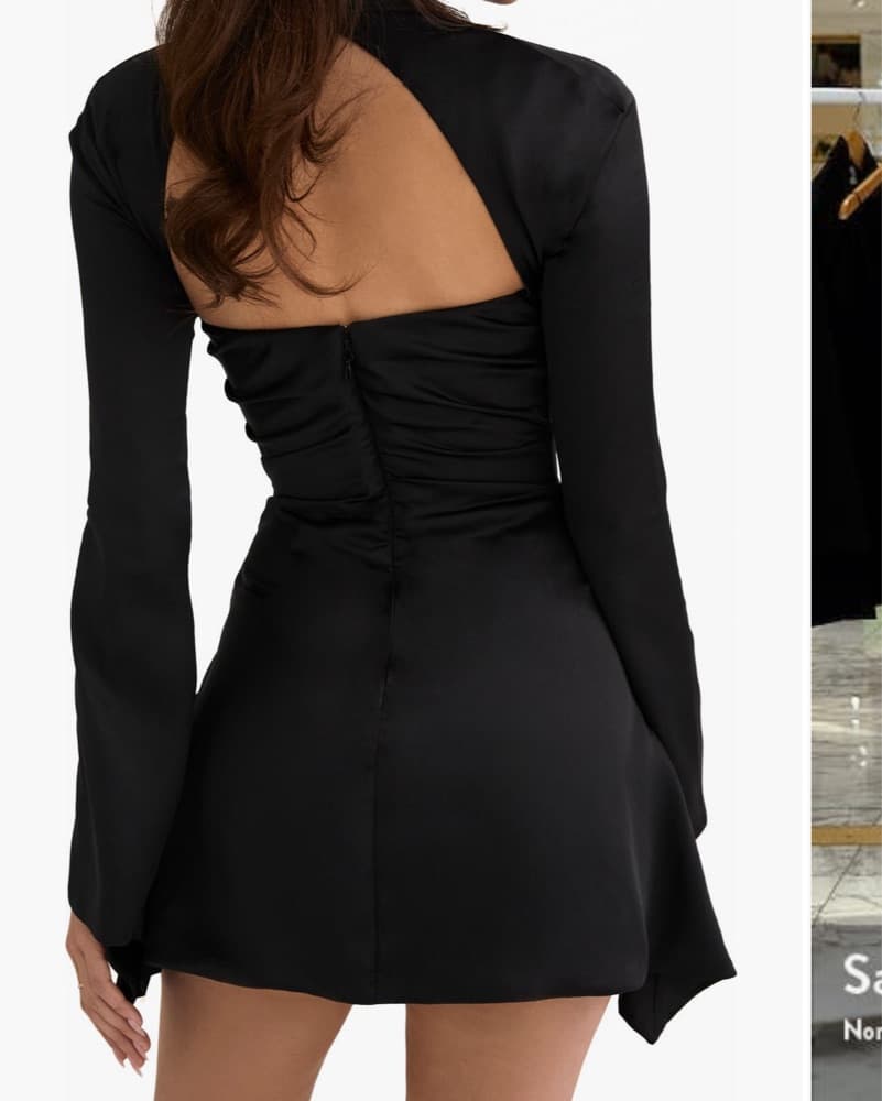 Housr Of CB Black Dress  - Image 2