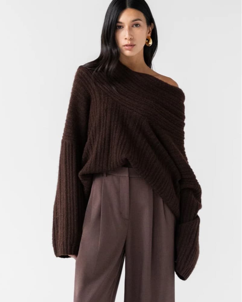 Oak & Fort Oversized Slouchy Sweater - Image 2