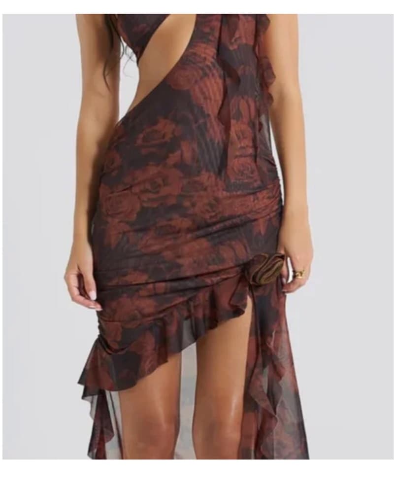 Jaded London Athena One Shoulder Dress - Image 4