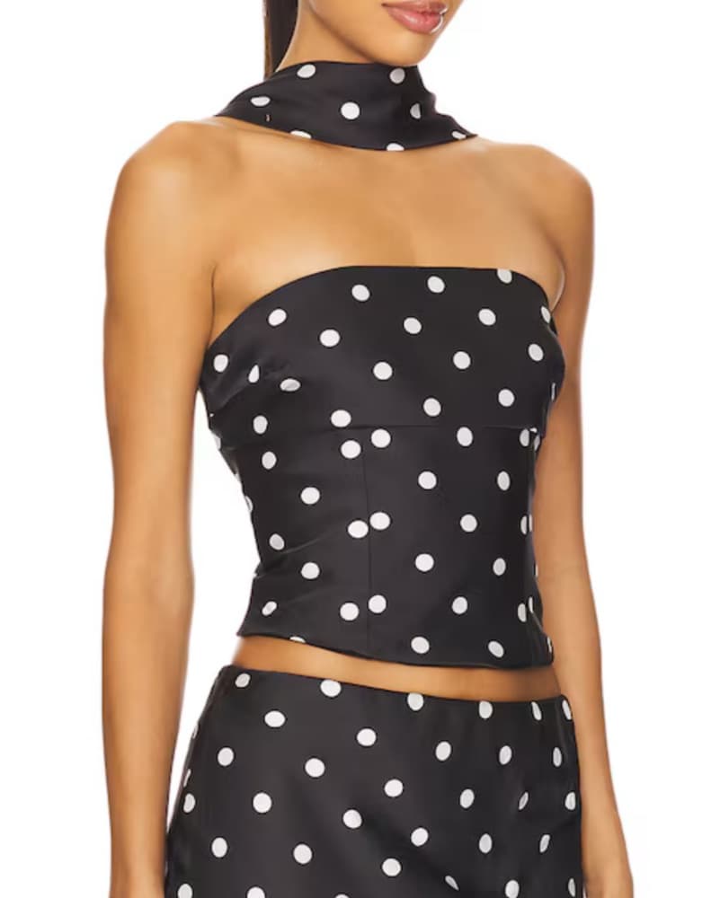 Revolve Polka Dot Top - Image 1