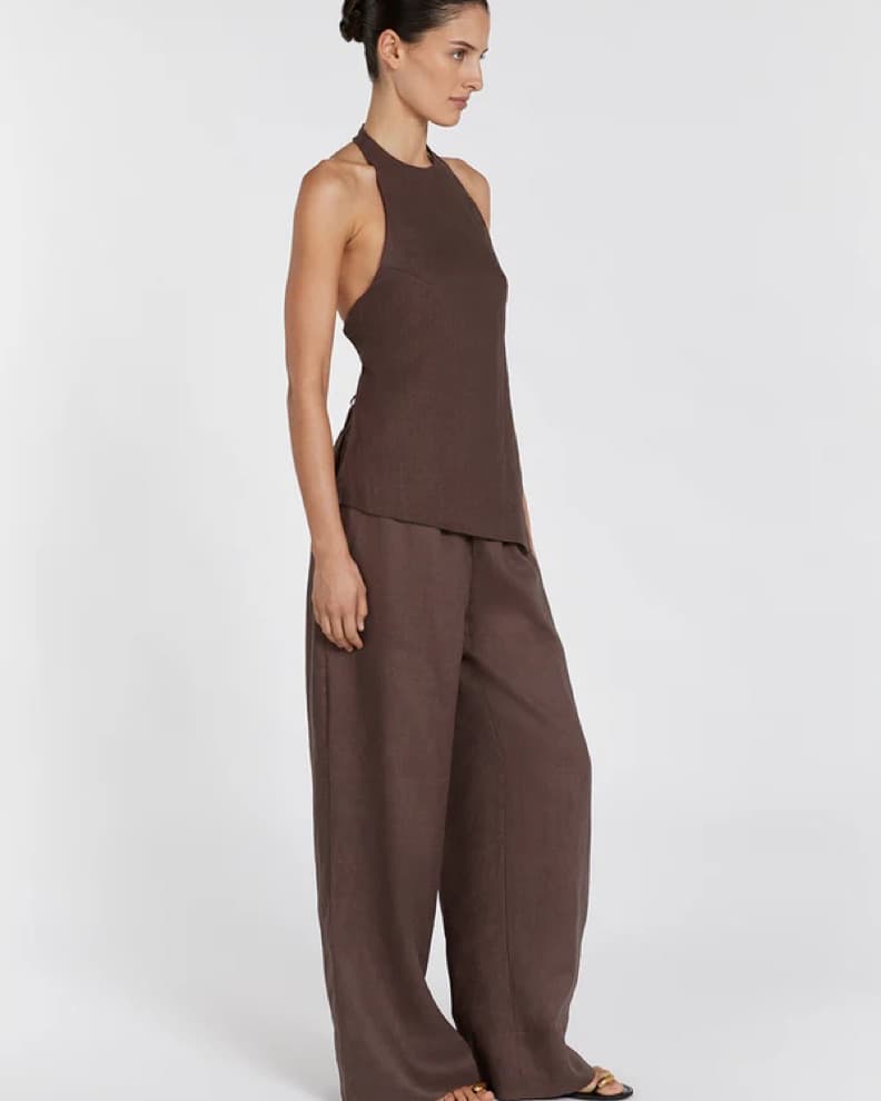 Dissh Backless Linen Tank  - Image 2
