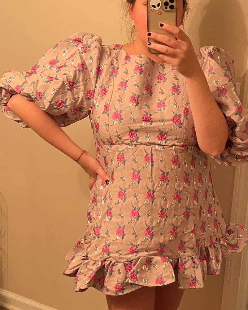 Sister Jane Jacquard Mini Dress - Image 4