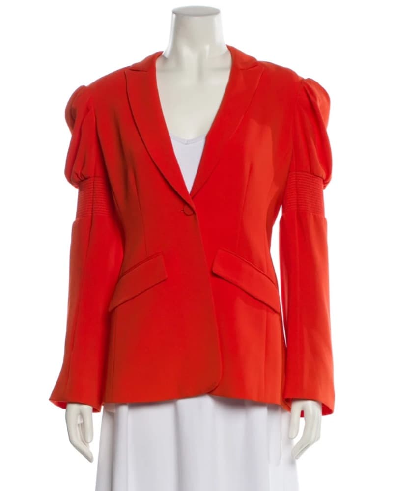Cinq a Sept Orange Blazer  - Image 3