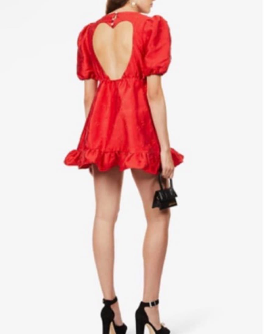 Sister Jane Red Dress Heart Cut Out  - Image 1