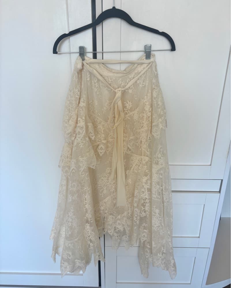 Zimmerman Lace Assymetrical Midi Skirt - Image 5