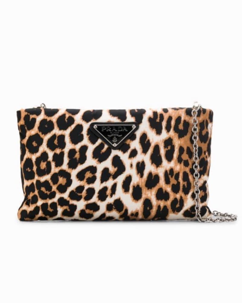 prada leopard chain bag - Image 1