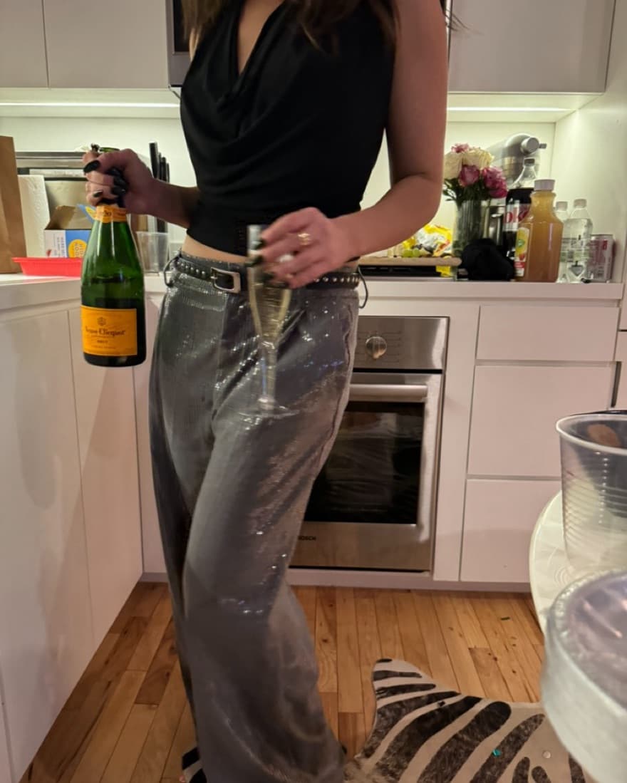 Zara Sequin Trousers  - Image 2