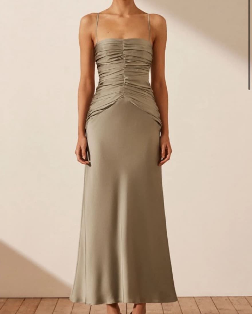 Shona Joy Ruched Midi Dress - Image 3