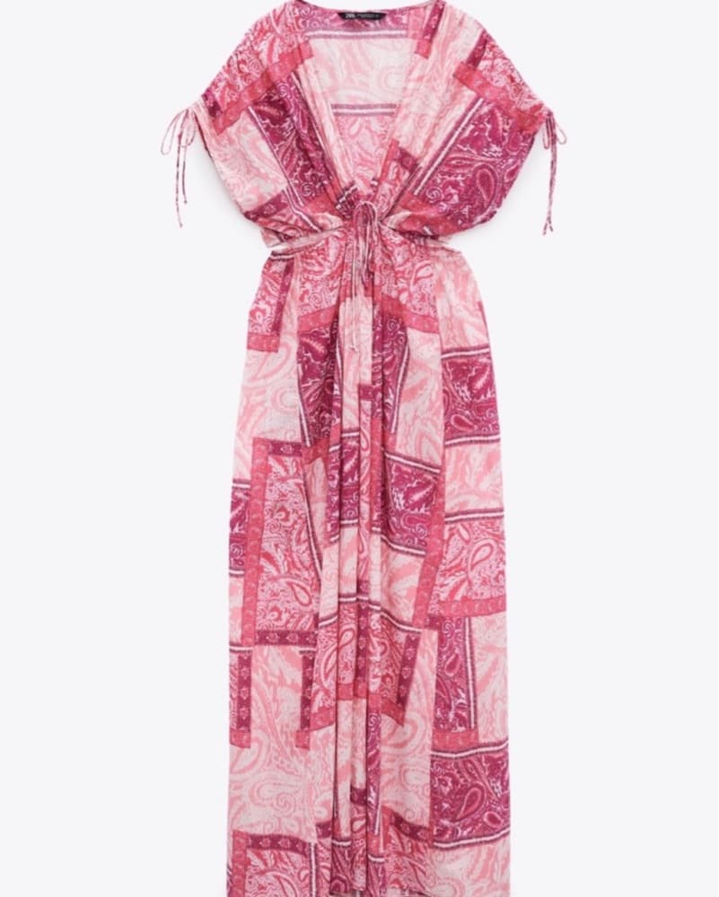 Zara Patchwork Dress - Image 2