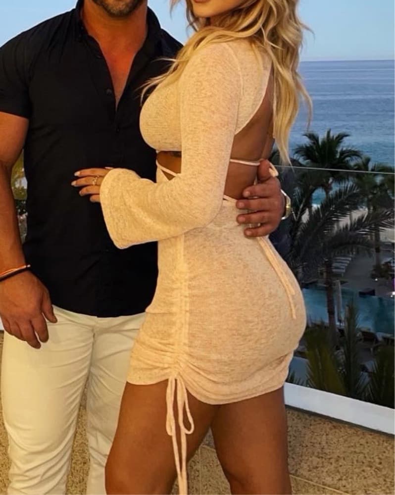 Swim coverup Cut Out Dress - Image 2