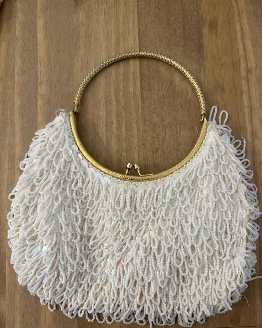 Vintage Mini Beaded Bag - Image 1