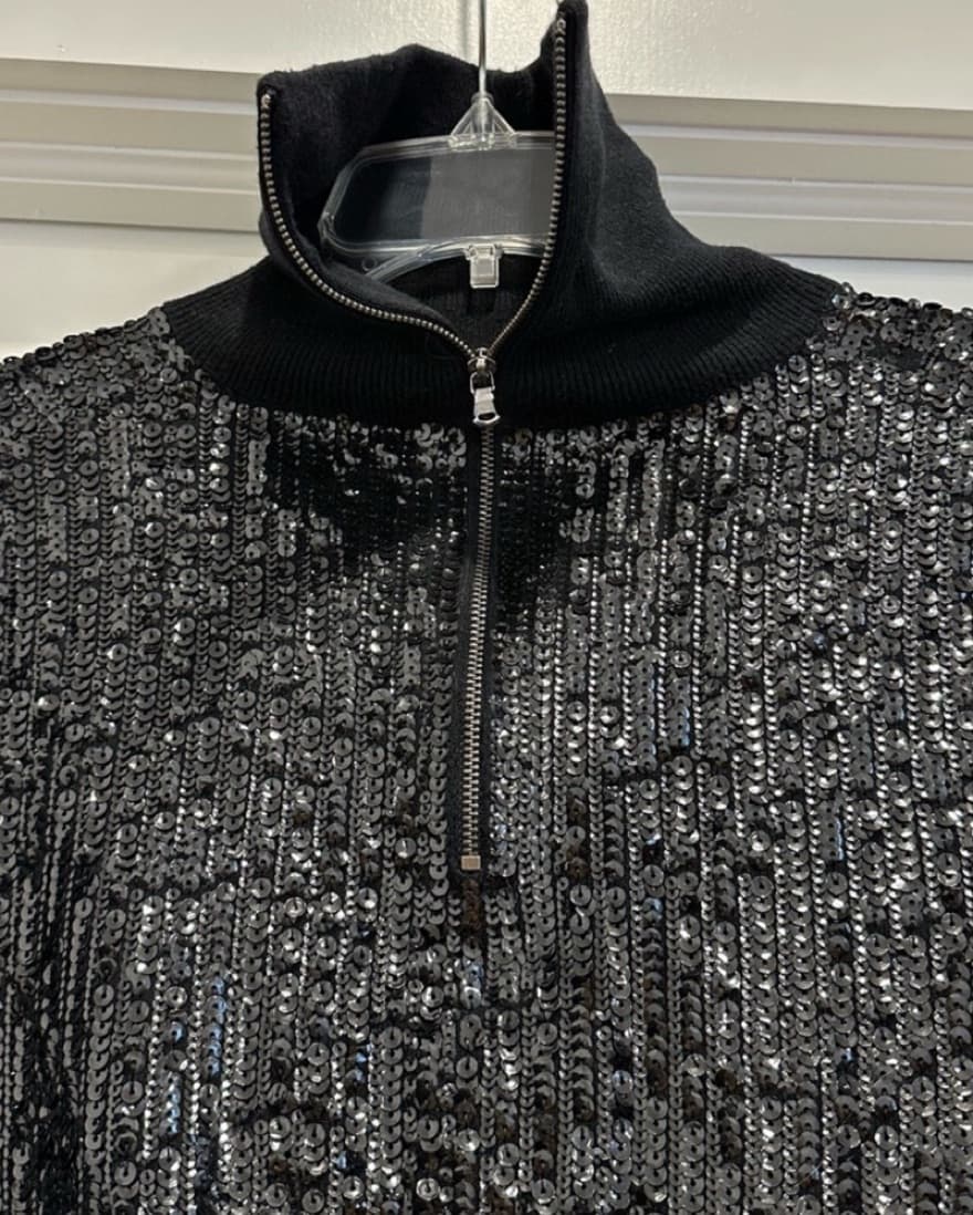 J.Crew Sequin Reversible Sweater  - Image 4