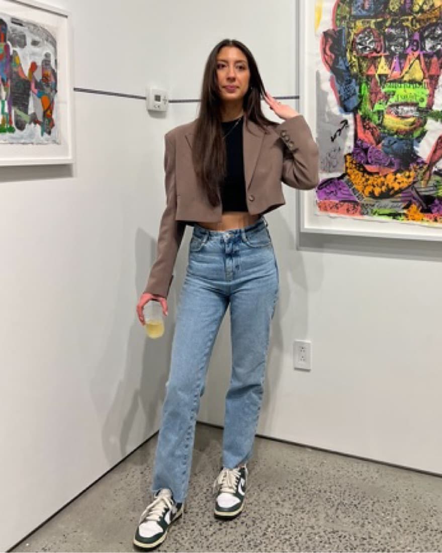 Cropped Blazer - Zara - Image 3