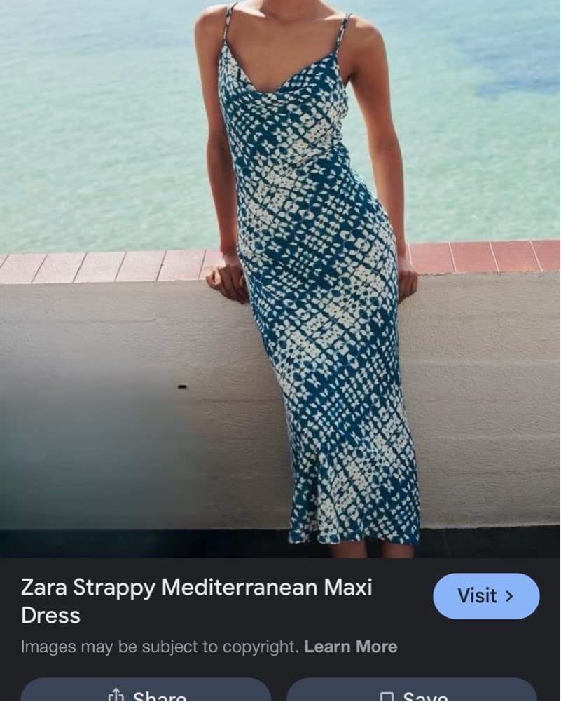 Strappy Mediterranean Maxi Dress - Zara  - Image 3