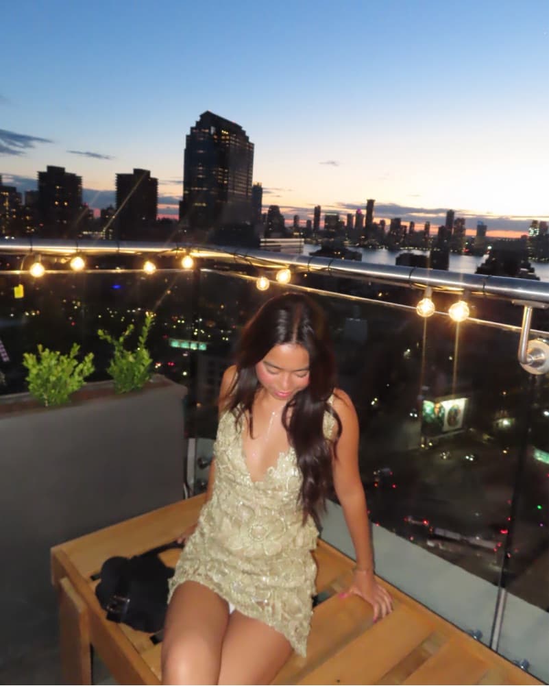 Gold Floral Dress - Image 3