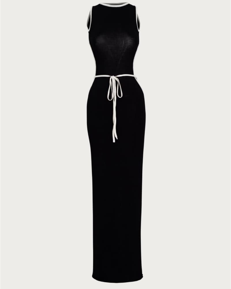Tie Maxi Dress - Image 2