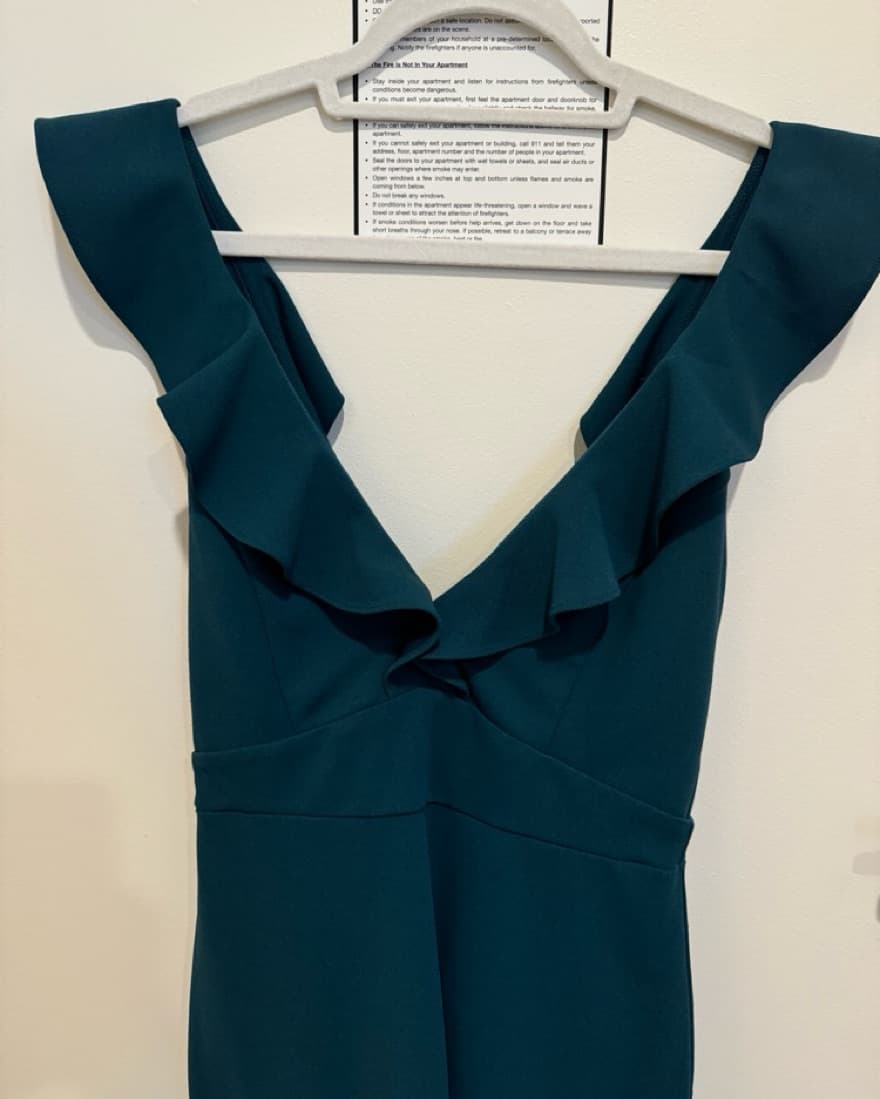 Windsor Green Maxi Dress M - Image 4