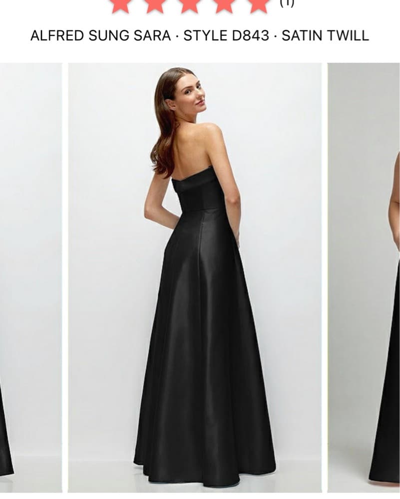 Black Alfred Sung Gown - Image 2