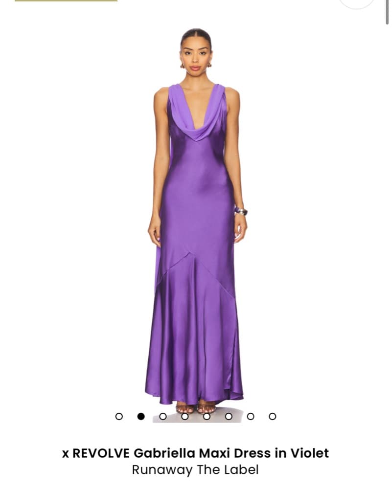 X Revolve Gabriella Dress In Violet - Image 1