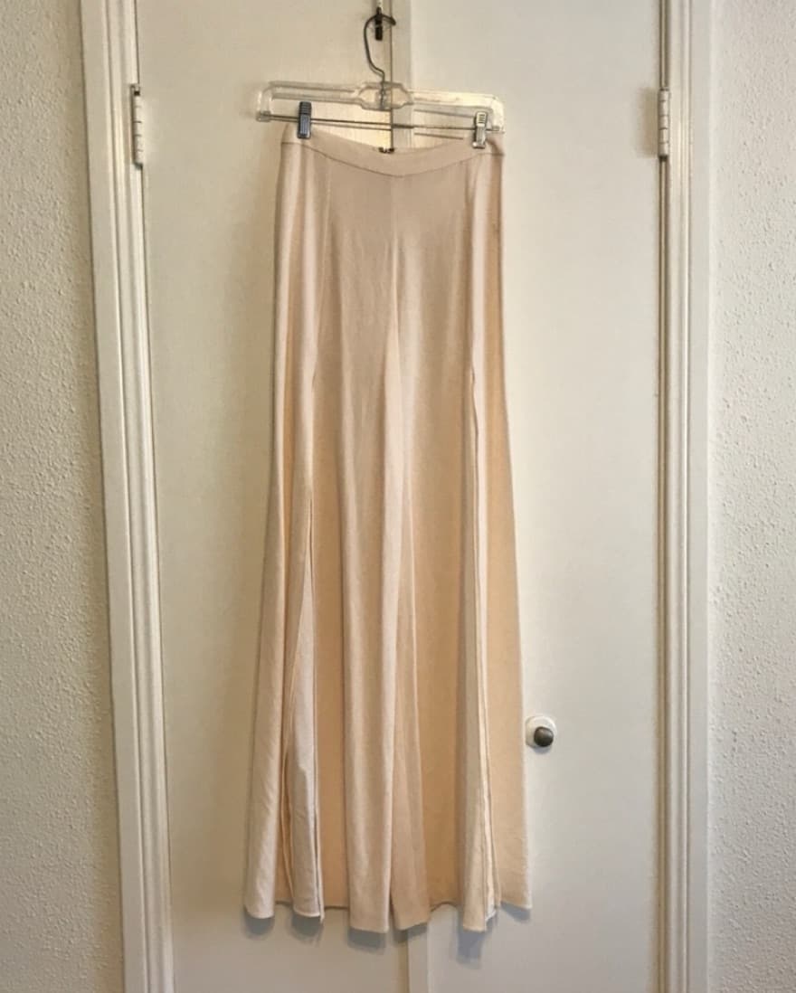 White Haute Hippie Open Pants - Image 2